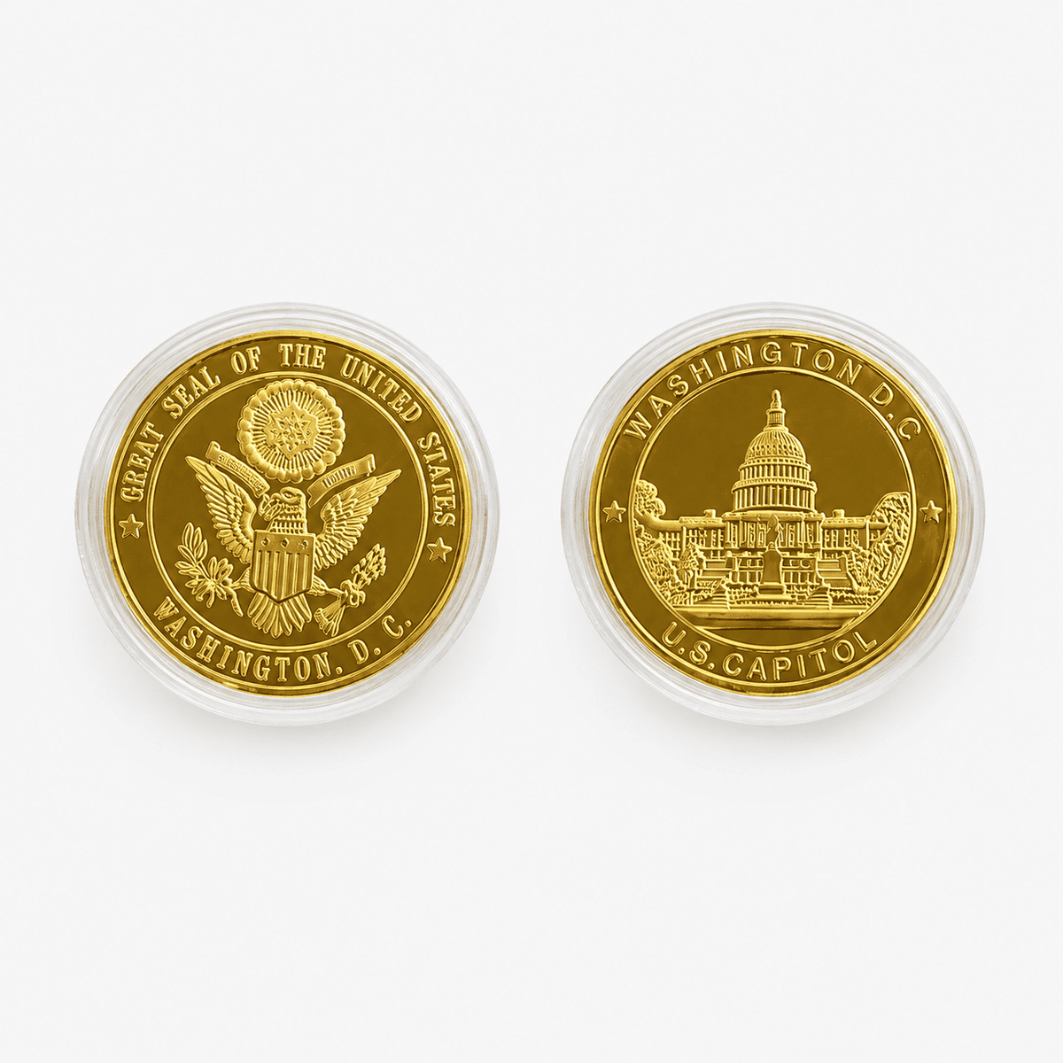 U.S. Capitol Collectible Gold Coin