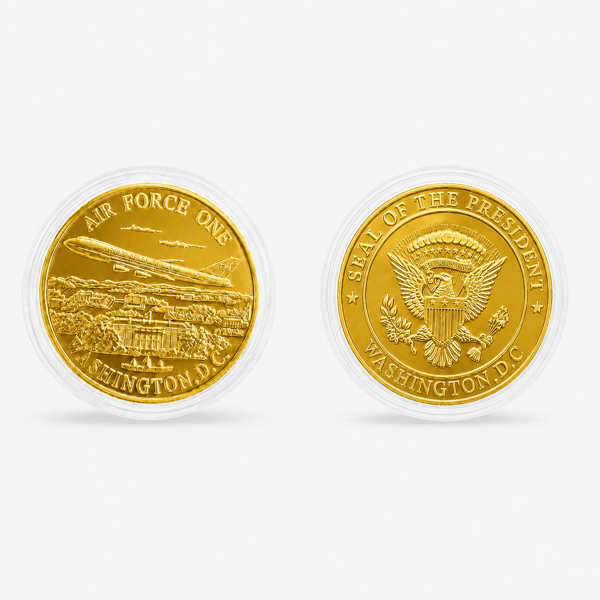 Air Force One Collectible Gold Coin