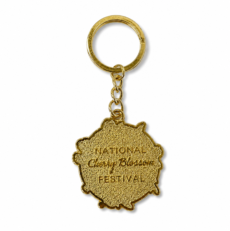 National Cherry Blossom Festival Washington DC Keychain
