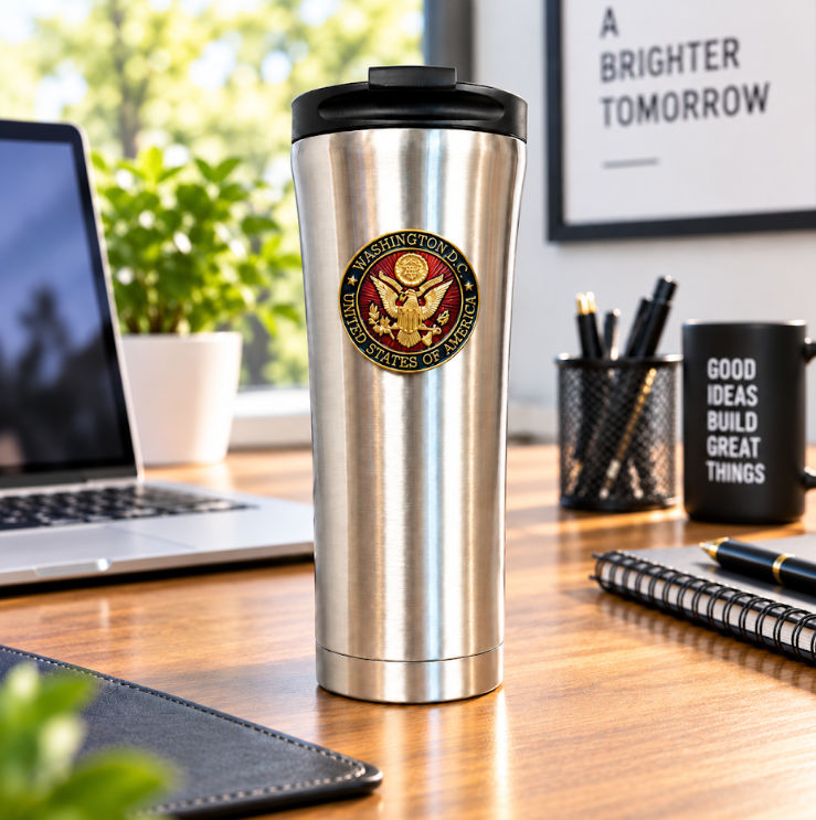 Washington DC Great Seal Travel Tumbler