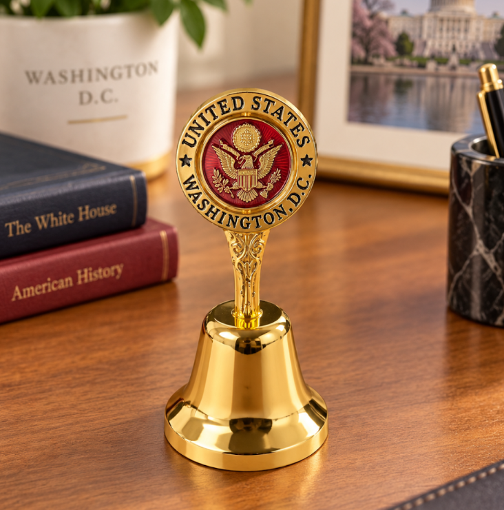 Gold Great Seal Washington DC Bell