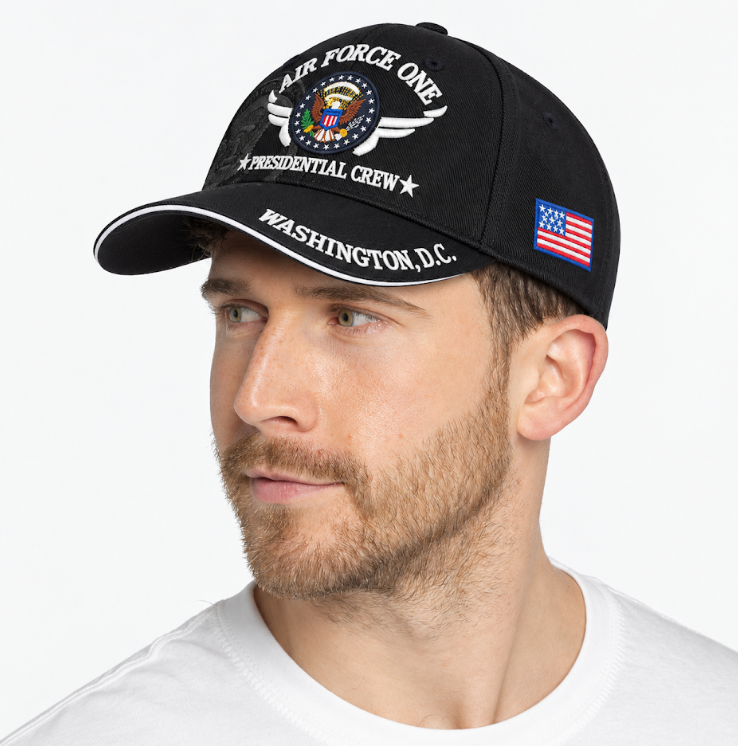 Adult Air Force One Embroidered Hard Cap