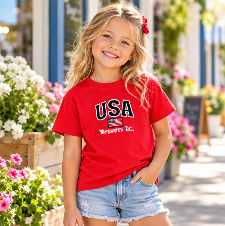Kids USA Washington DC T-Shirt