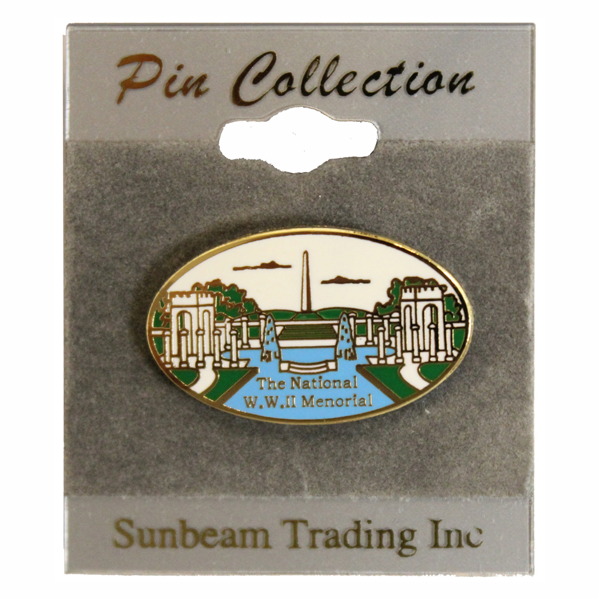 The National WWII Memorial Lapel Pin 3/4" X 1 1/8"
