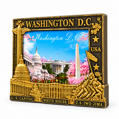 Washington DC Black & Gold Picture Frame