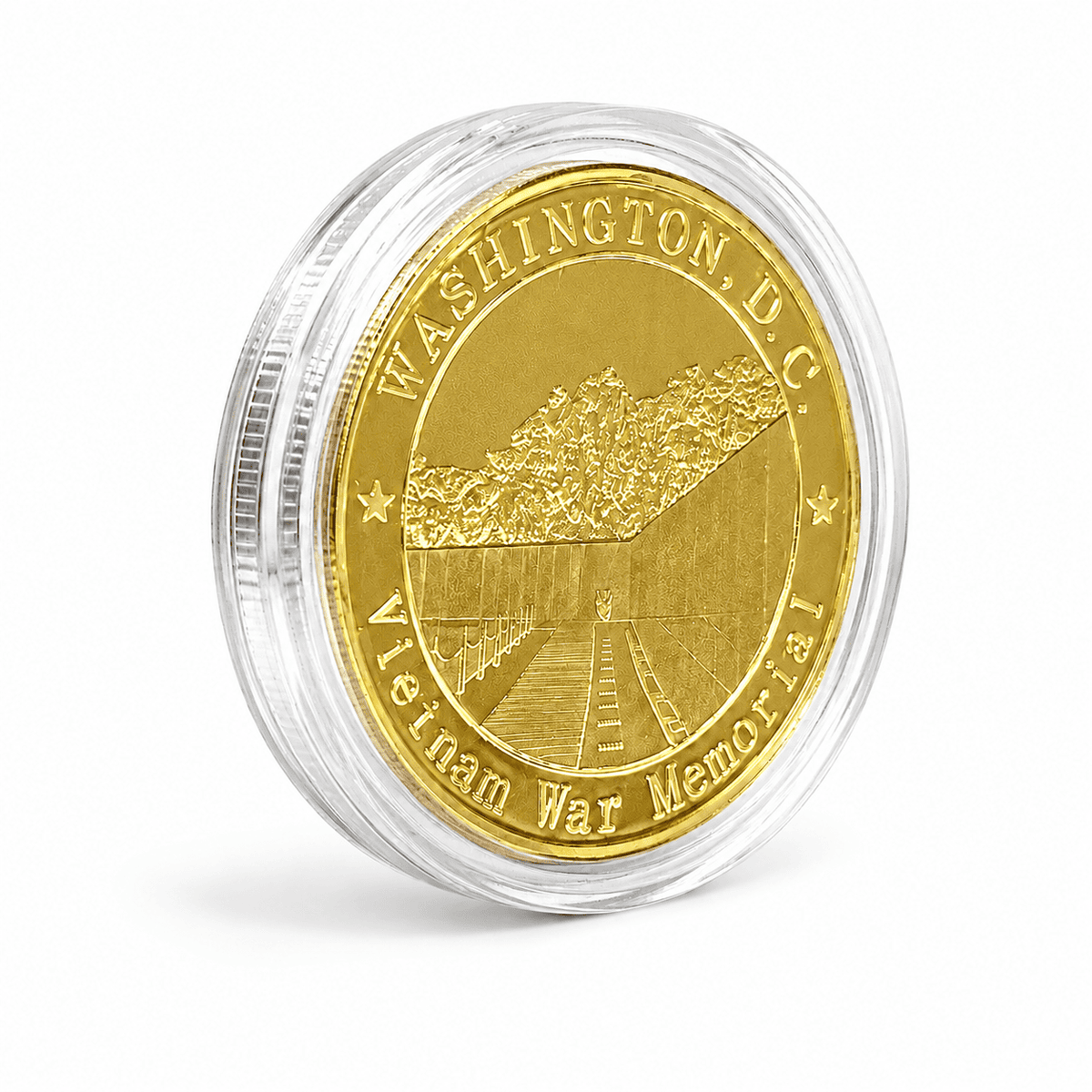 Vietnam Memorial Collectible Gold Coin