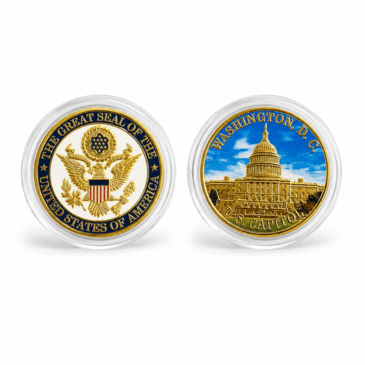 U.S. Capitol & Presidential Seal Collectible Coin