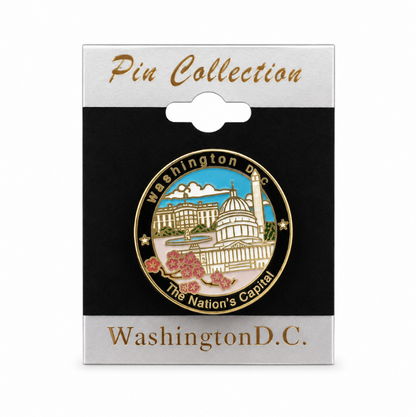 Panorama Cherry Blossom Lapel Pin