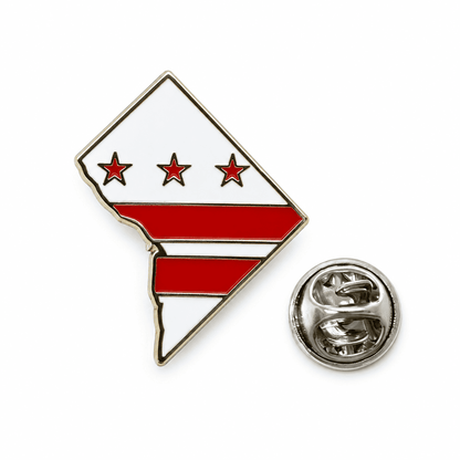 DC Flag Lapel Pin