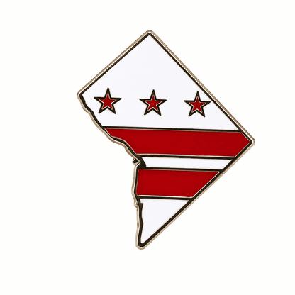 DC Flag Lapel Pin