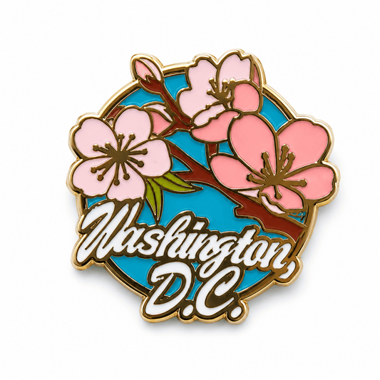 Washington DC Cherry Blossom Lapel Pin