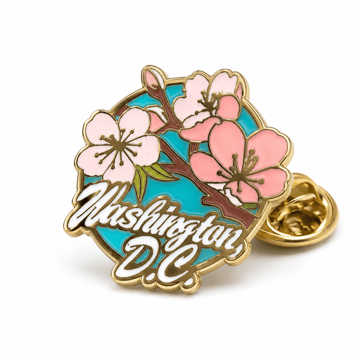 Washington DC Cherry Blossom Lapel Pin