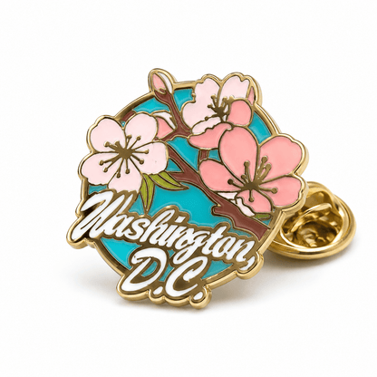 Washington DC Cherry Blossom Lapel Pin