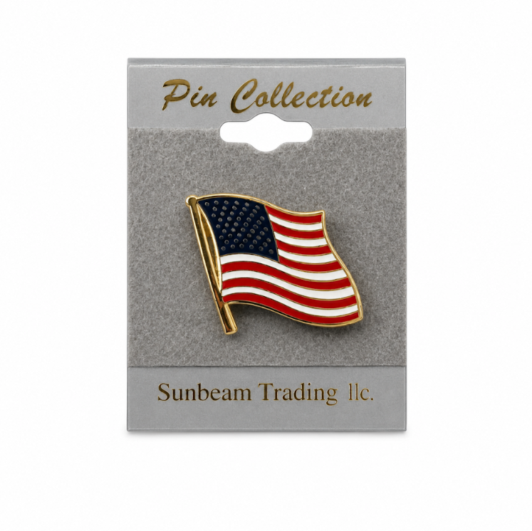 Medium Flag Lapel Pin