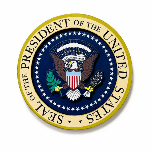 Presidential Seal Wood Magnet