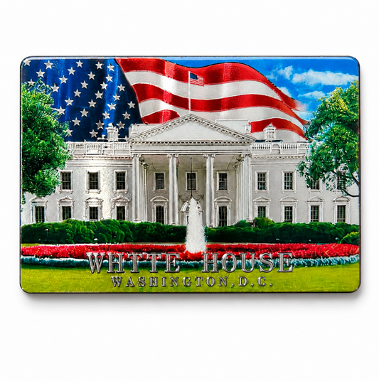 The White House Shiny Fridge Magnet