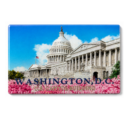 The Capitol Building Shiny Fridge Magnet