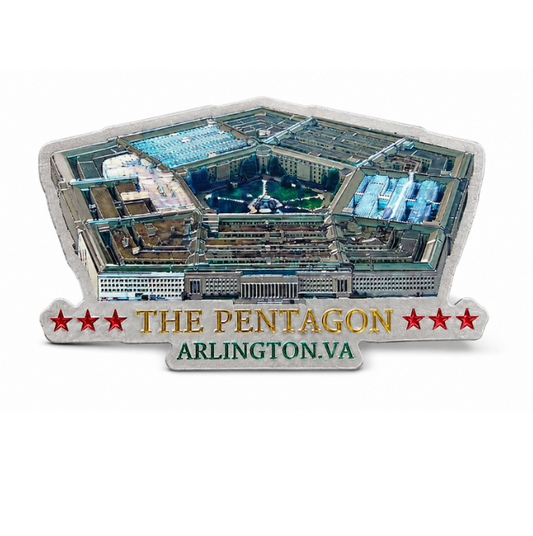 Pentagon Shiny Fridge Magnet
