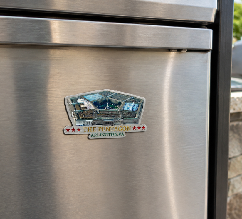 Pentagon Shiny Fridge Magnet
