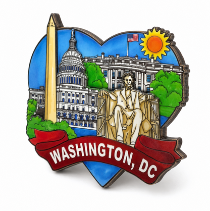 Washington DC Heart Landmarks Magnet