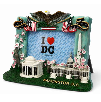 Washington DC Eagle & Landmarks Picture Frame