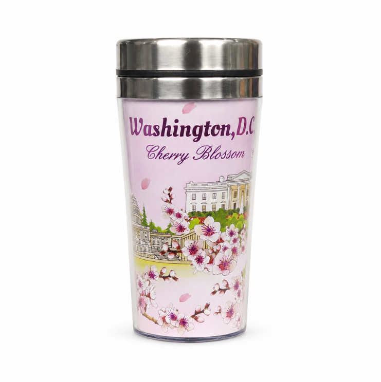 Washington DC Cherry Blossom Car Mug