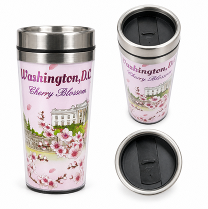 Washington DC Cherry Blossom Car Mug
