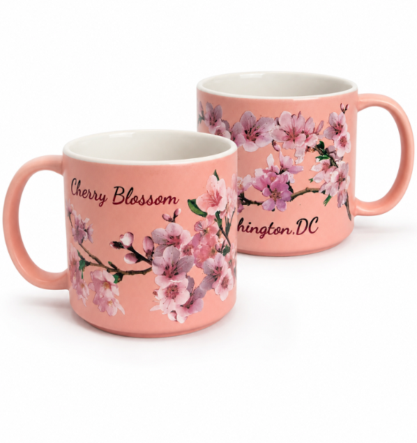 Pink Cherry Blossom Mug