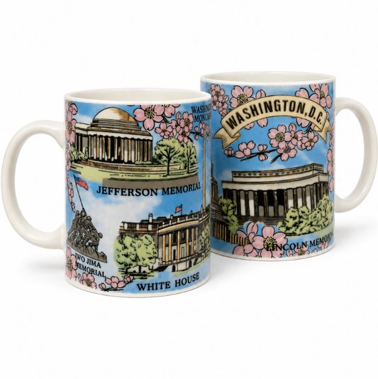 Washington DC Cherry Blossom Landmark Mug