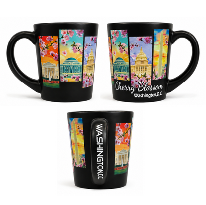 Black Cherry Blossom Washington DC Mug