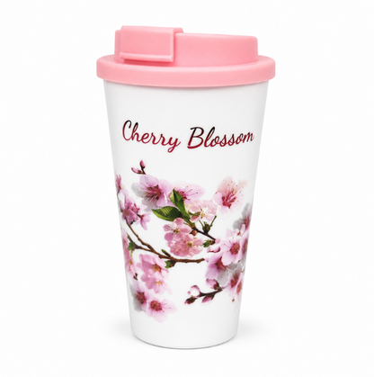Cherry Blossom Plastic Tumbler