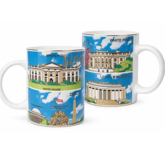 Washington DC Landmark Collage Mug