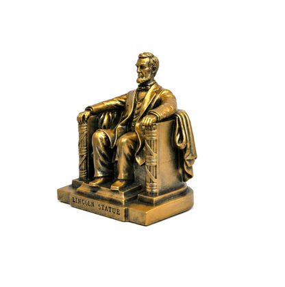 Small Bronze Lincoln Statue
