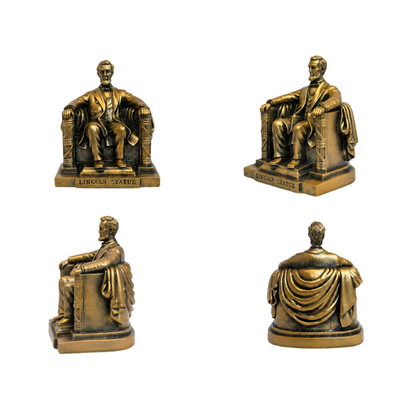 Small Bronze Lincoln Statue