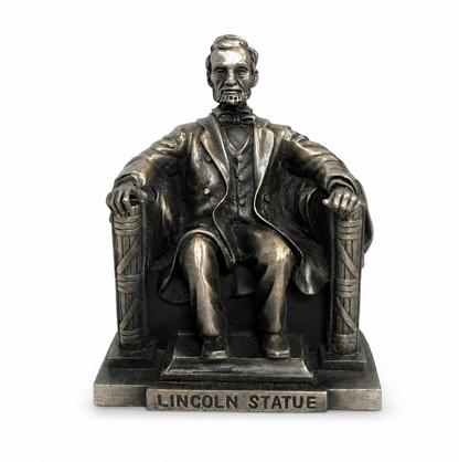 Small Silver Lincoln Statue