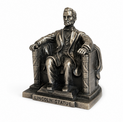 Small Silver Lincoln Statue