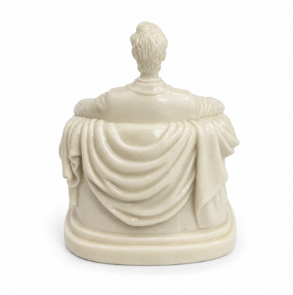 Small White Lincoln Statue