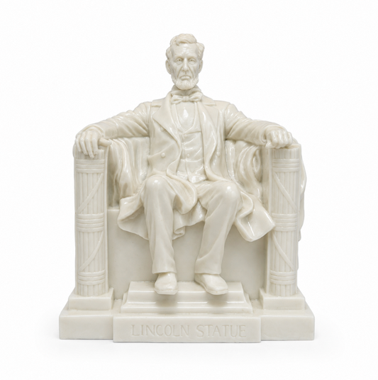 Large White Lincoln Statue
