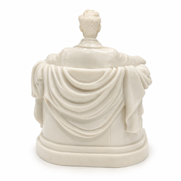 Large White Lincoln Statue