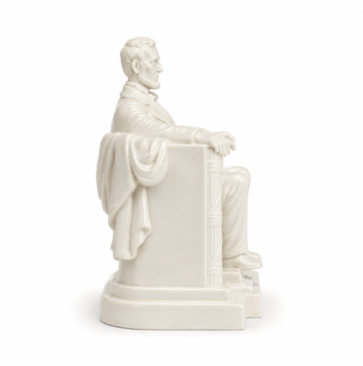 Large White Lincoln Statue