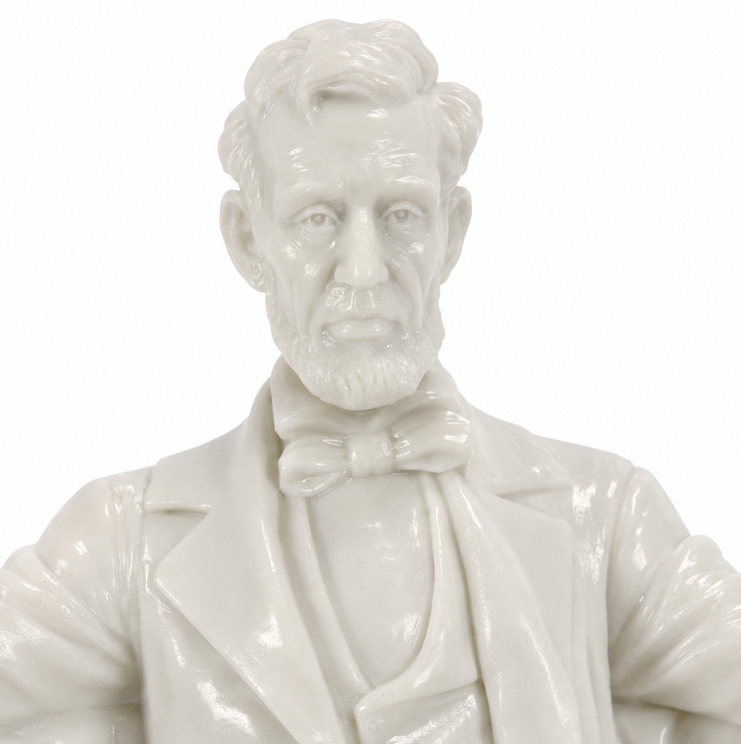 Large White Lincoln Statue