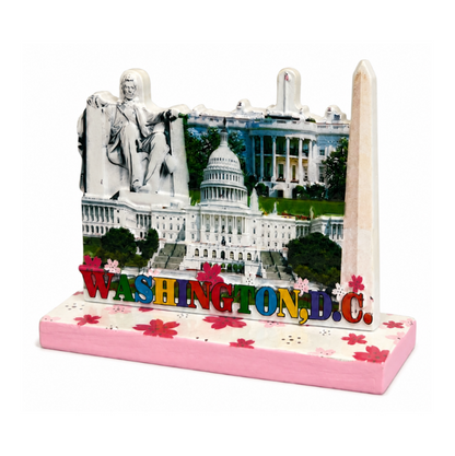 DC Landmarks & Cherry Blossom Ceramic Statue