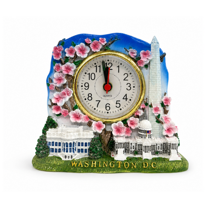 DC Cherry Blossom Panorama Clock