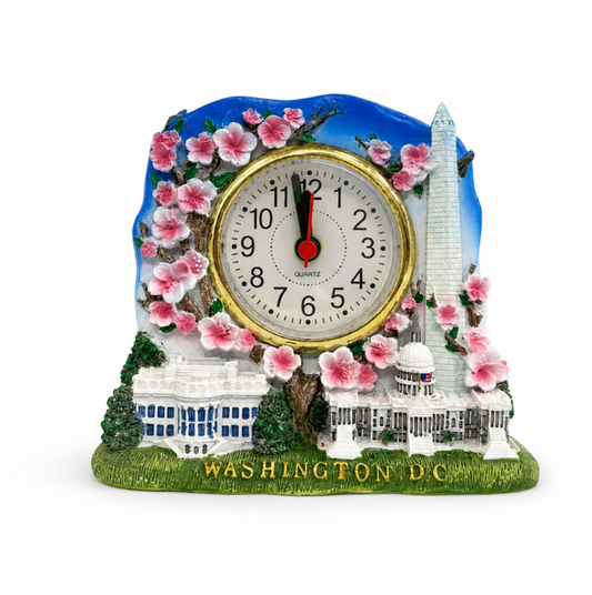DC Cherry Blossom Panorama Clock