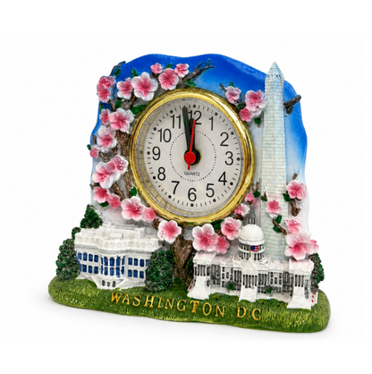 DC Cherry Blossom Panorama Clock