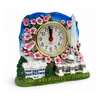 DC Cherry Blossom Panorama Clock