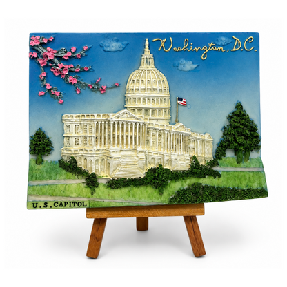 U.S. Capitol Easel Display Plaque