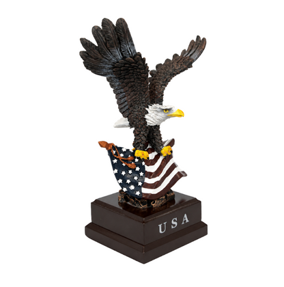 USA Eagle Flag Statue