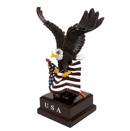 USA Eagle Flag Statue