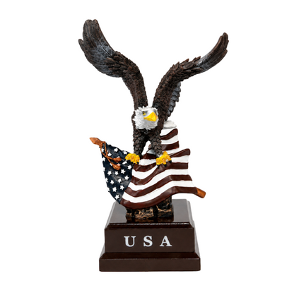 USA Eagle Flag Statue